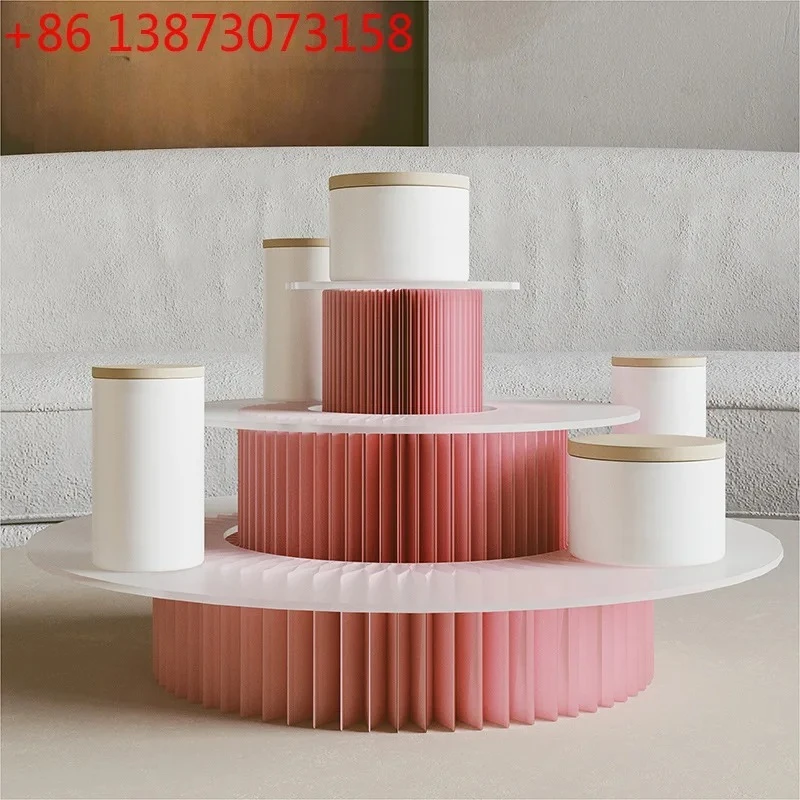 18 storage display table Foldable small table Dim sum tray Cake rack Home table Modern simple furniture