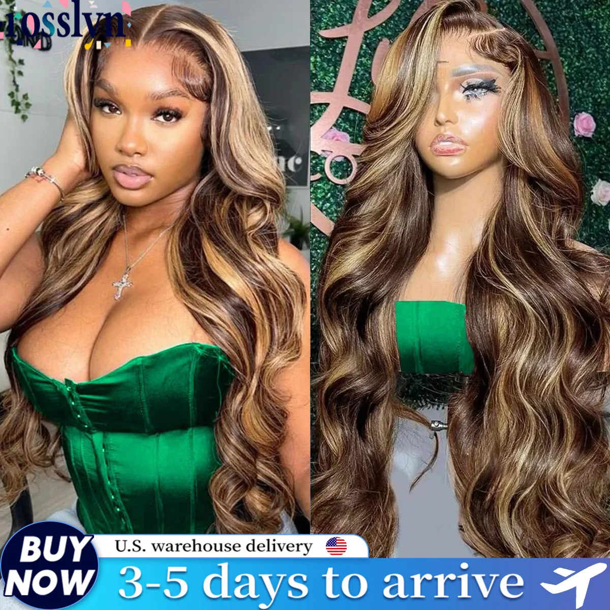 

Парик Rosslyn Body Wave с мелированием, из натуральных волос, HD-лента, 13x6, с детским волосом, предварительно выщипанный, отбеленные узелки, плотность 200%