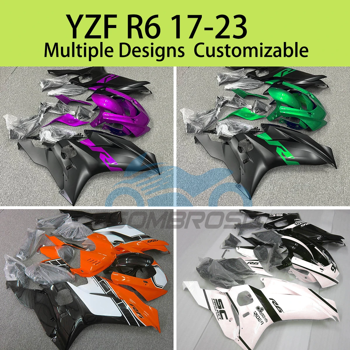 

Fairings YZF R6 2017-2023 Motorcycle ABS Aftermarket Fairing Kit Bodywork for YAMAHA YZFR6 17 18 19 20 21 22 23
