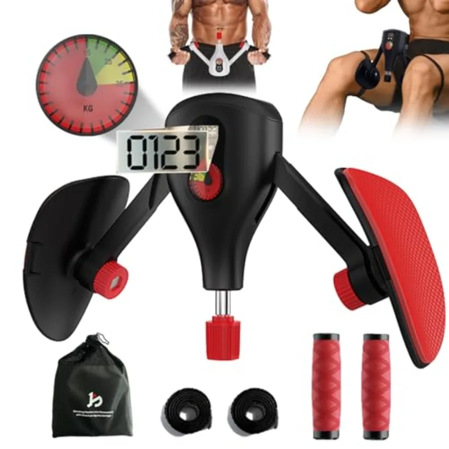 

Тренажер для бедер Thigh Trainer Pro с регулируемым сопротивлением 0-77 фунтов, для внутренней поверхности бедер и мышц тазового дна, с ручками для тренировки рук, беспроводной.