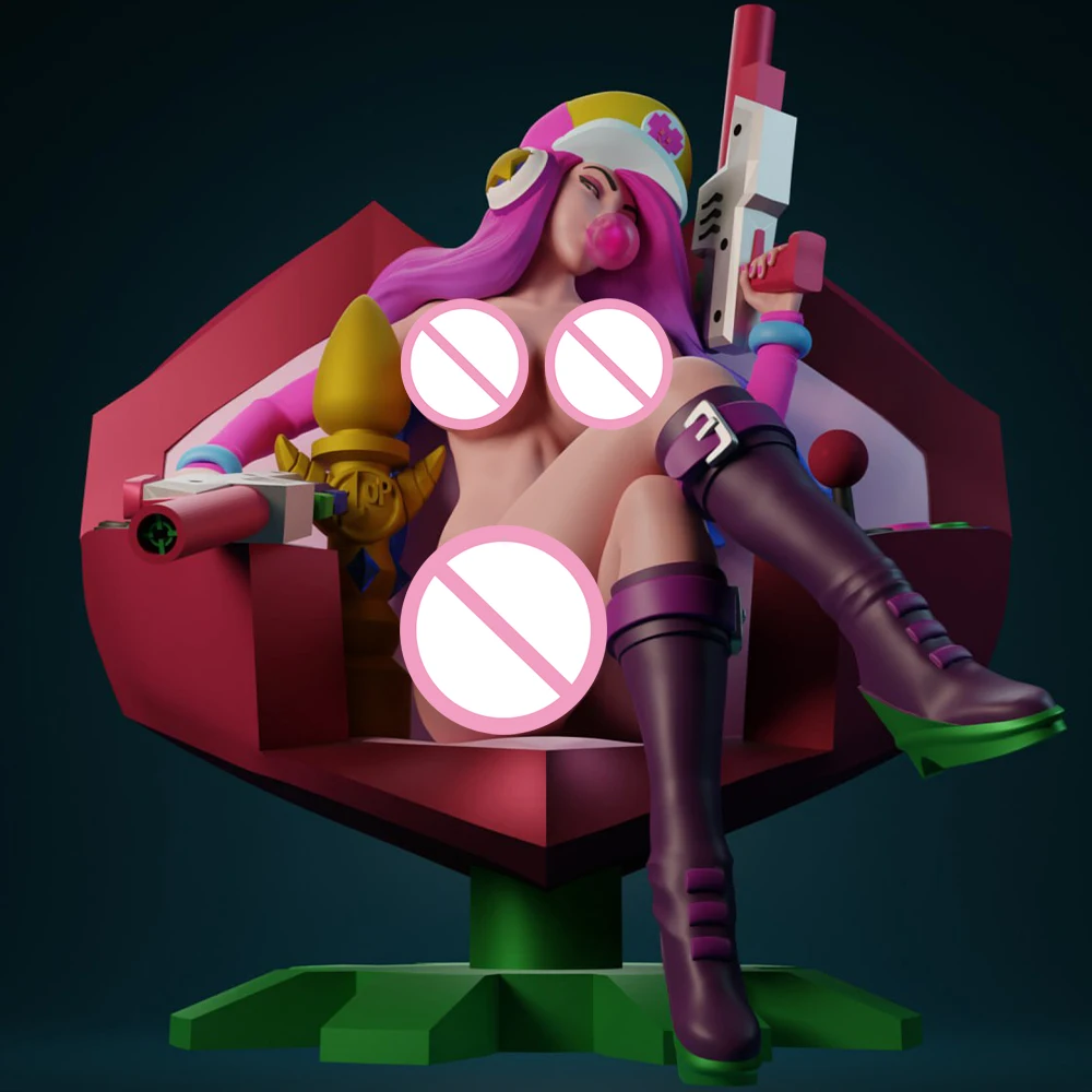 Bounty Shooter Feminino Figura Modelo Kit, Impresso 3D, Resina sem pintura, NSFW Miniatura Garagem, Gk Kits, Brinquedos DIY desmontado, 1:24