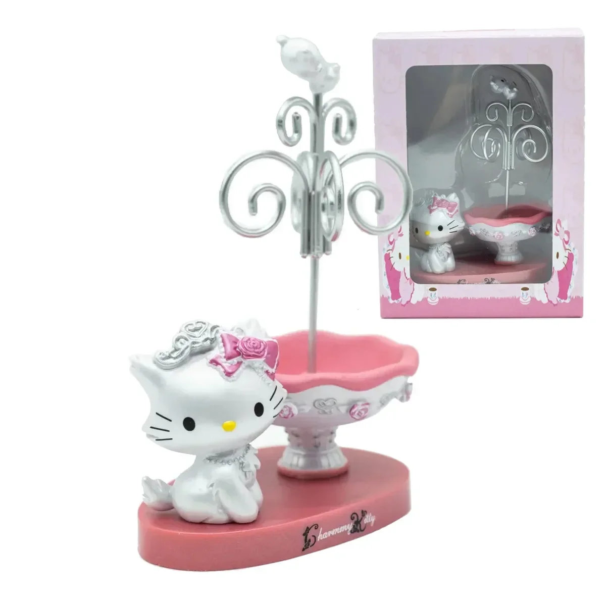 

Sanrio Charmmy Kitty Hellokitty's Pets Cute Doll Mini Figurine Table Decoration Kids Girls Birthday Gifts Collectible Figure Toy