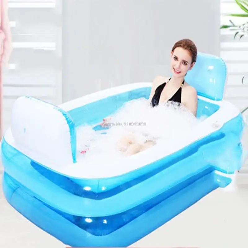 Water Beauty Portable PVC Adult Bath Tub Folding Inflatable Bathtub Safe And Environmentally Friendly Non-toxic Thick NA15210860