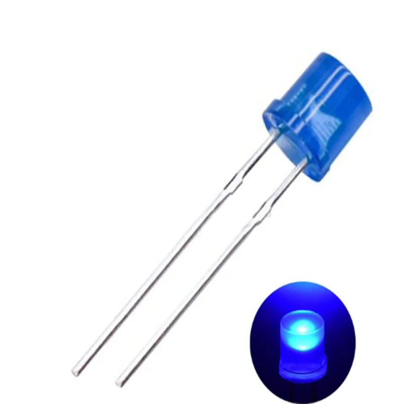 5mm Flat Top White Red Yellow Blue Green Assorted Kit Lamp Diode LED Ultra Bright Bulbs Emitting Diodes F5 5MM DIY Light