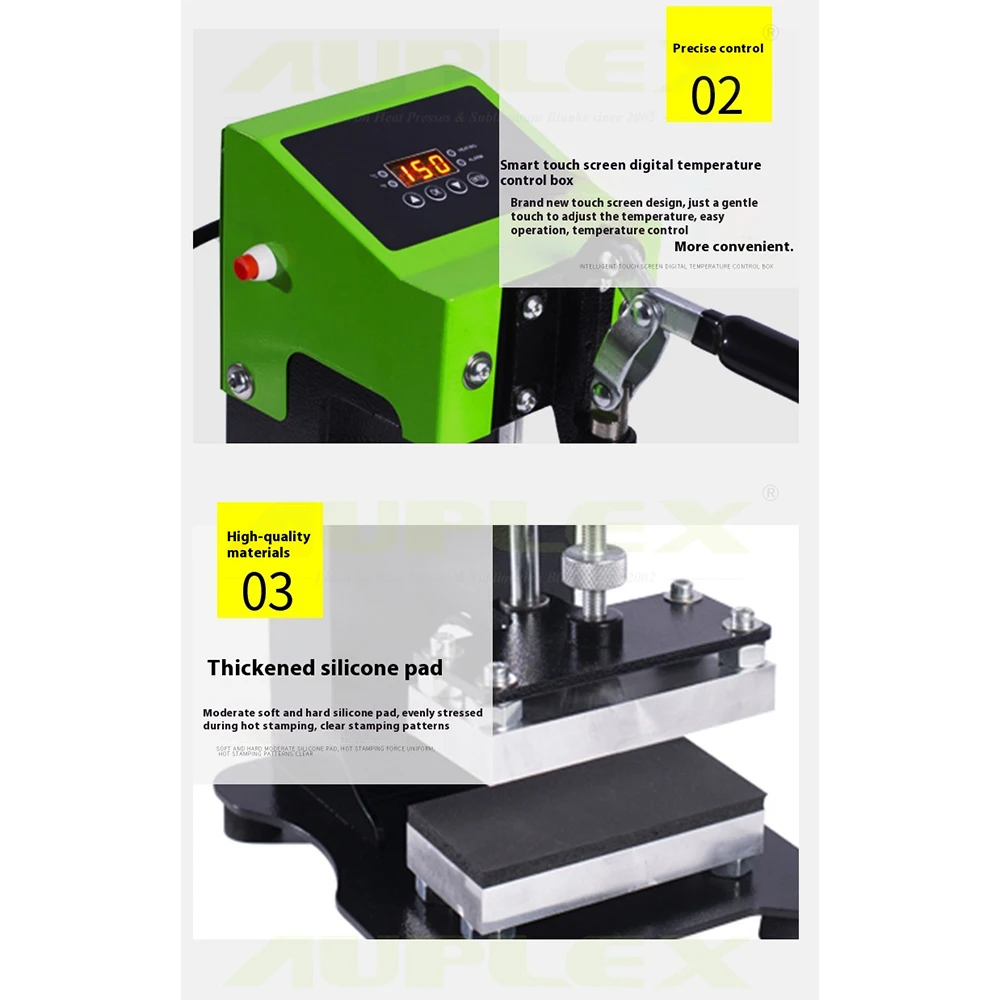 ماكينة ضغط الصنوبري الساخن ماكينة ضغط الصنوبري الصغيرة العلوية والسفلية ماكينة ضغط الصنوبري المحمولة المحمولة المزدوجة