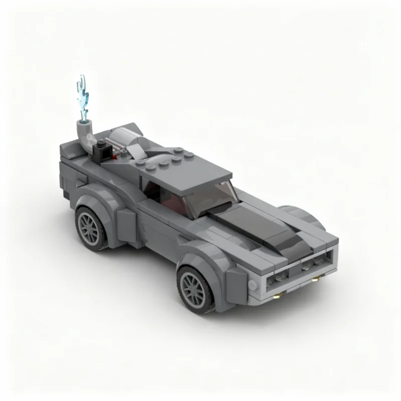 242pcs MOC City Champions Fast Furious - Ice Charger Model Building Blocks Toy Architecture Christmas Gift DIY Brick 3D Creative