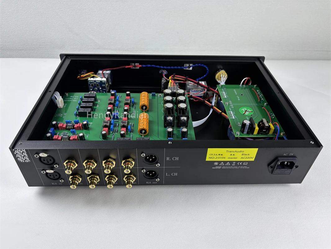 المضخم المسبق الراقية MASTER C9.3 مرجع الدائرة MBL6010D، OPA828 NE5534، 4 مدخلات 2 مخرجات ALPS27 مع جهاز تحكم عن بعد #3