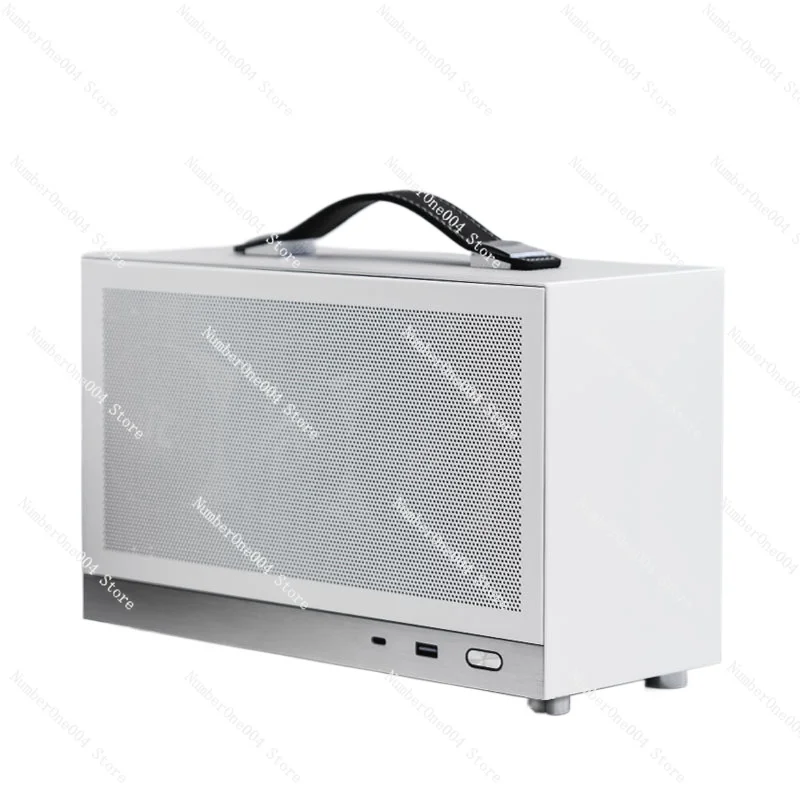 

Portable Mini-ITX Case - Handheld A4 Chassis with Ventilated S300 Design for Compact Desktop PC