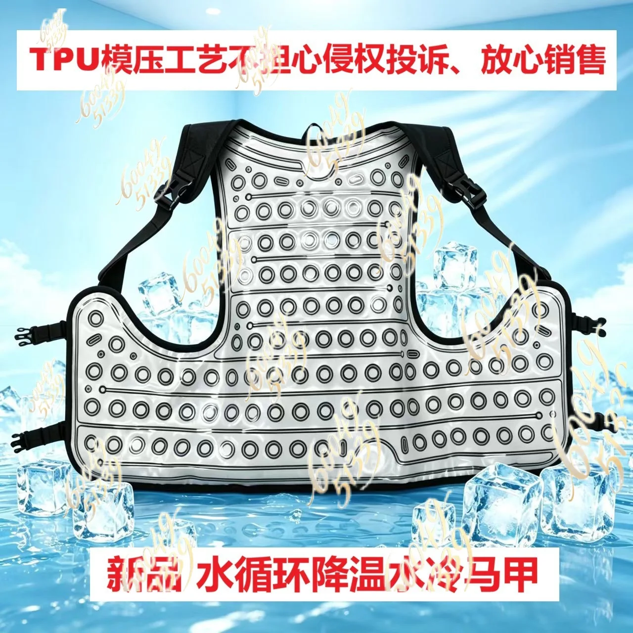

Summer Cooling Air Conditioned Clothes, Water Circulation Refrigeration Vest, Water-cooled Cooling Vest
