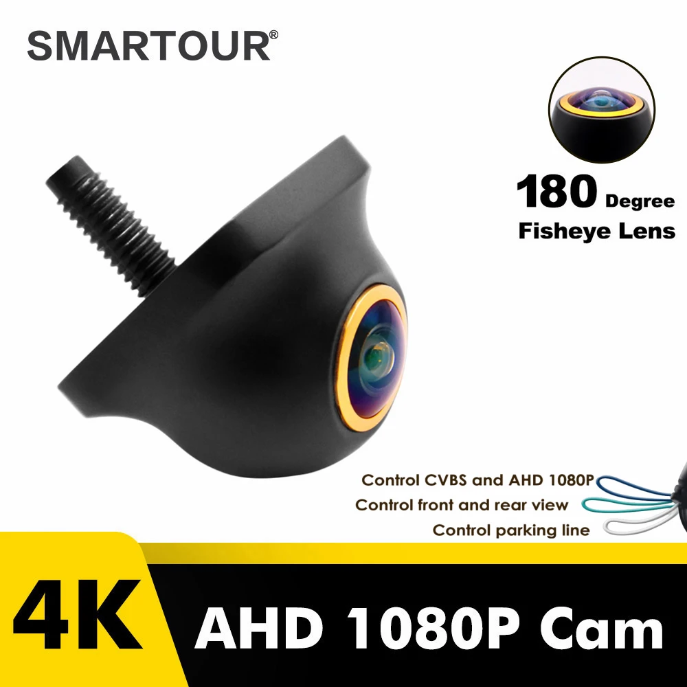 

AHD 1080P Car Front Rear View Back Up Camera 170° Fisheye Lens Full HD Night Vision Rear Front Side View Camera CCD