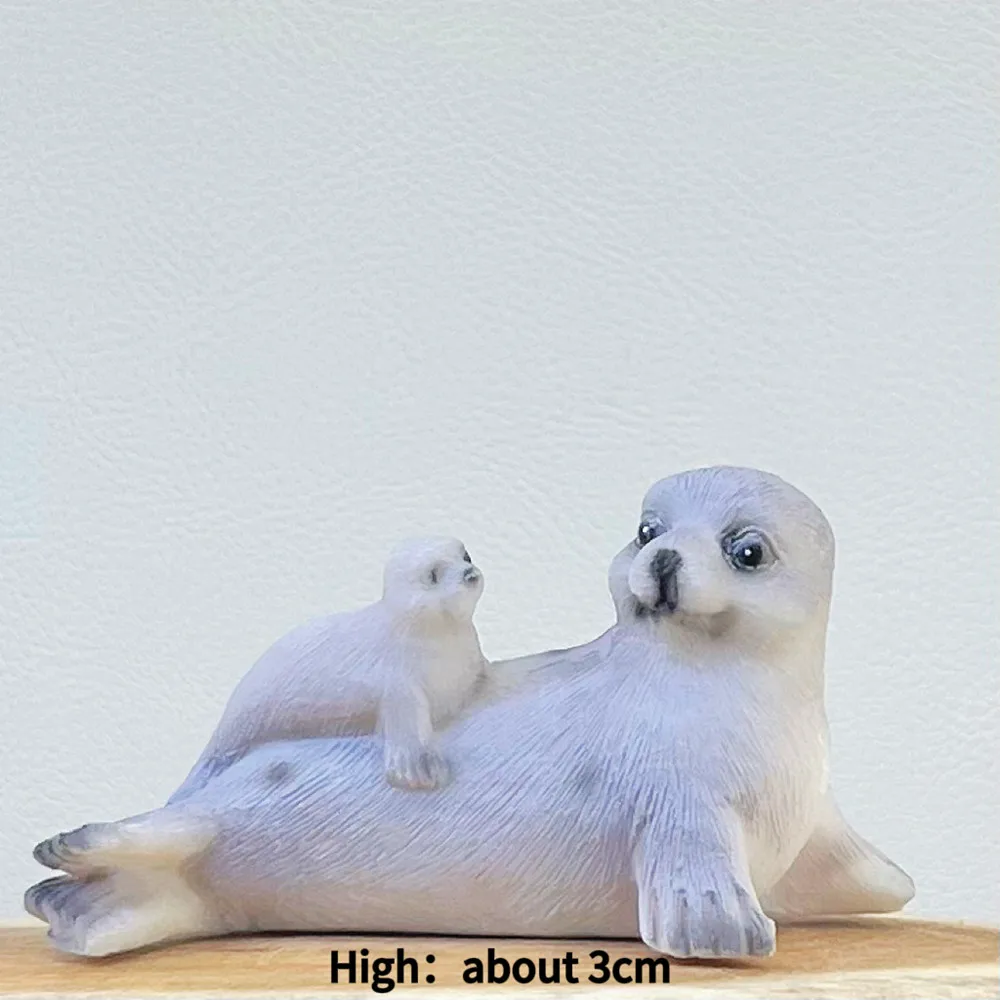 Realistic Wildlife Animal Figurines Set, Mini Zoo Animal Models, Educational Toy & Desktop Collectible Gift