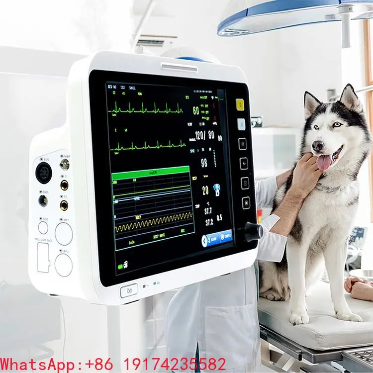 

Multi-para-meter Animals Mo-nitor Port-able Vet-erinary Mo-nitor Vet Hos-pital Use Criti-cal Care Veteri-nary Monit-oring