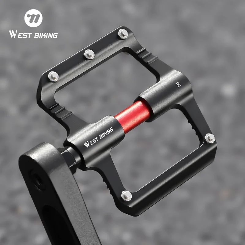 

WEST BIKING Ultralight Bike Pedals Sealed 3 Bearing Aluminum Alloy Bicycle Pedal Non-slip MTB Road Bike Pedal Flat Pedals