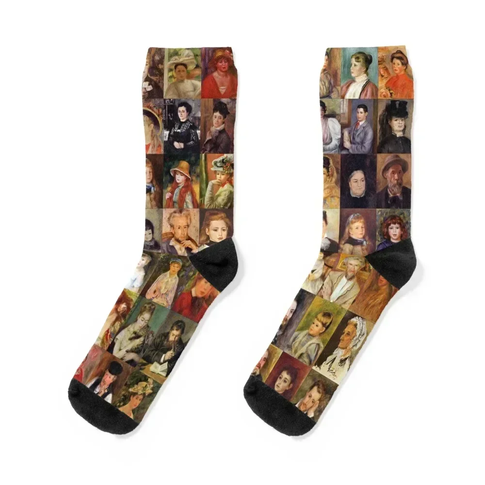 

Renoir Faces Socks christmas gifts shoes winter gifts summer Socks Girl Men's
