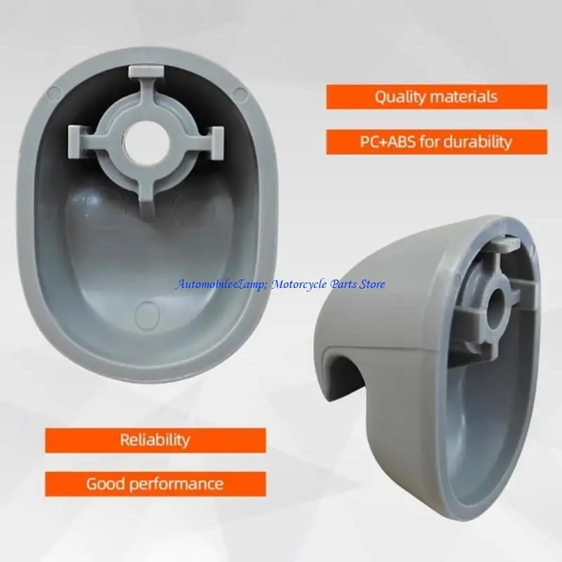 H7BD 2 Pieces Sun Shade Attachment S161023-661 For Big Trucks Gray Interior Fast Mount Clamp Improves Visibility On Route