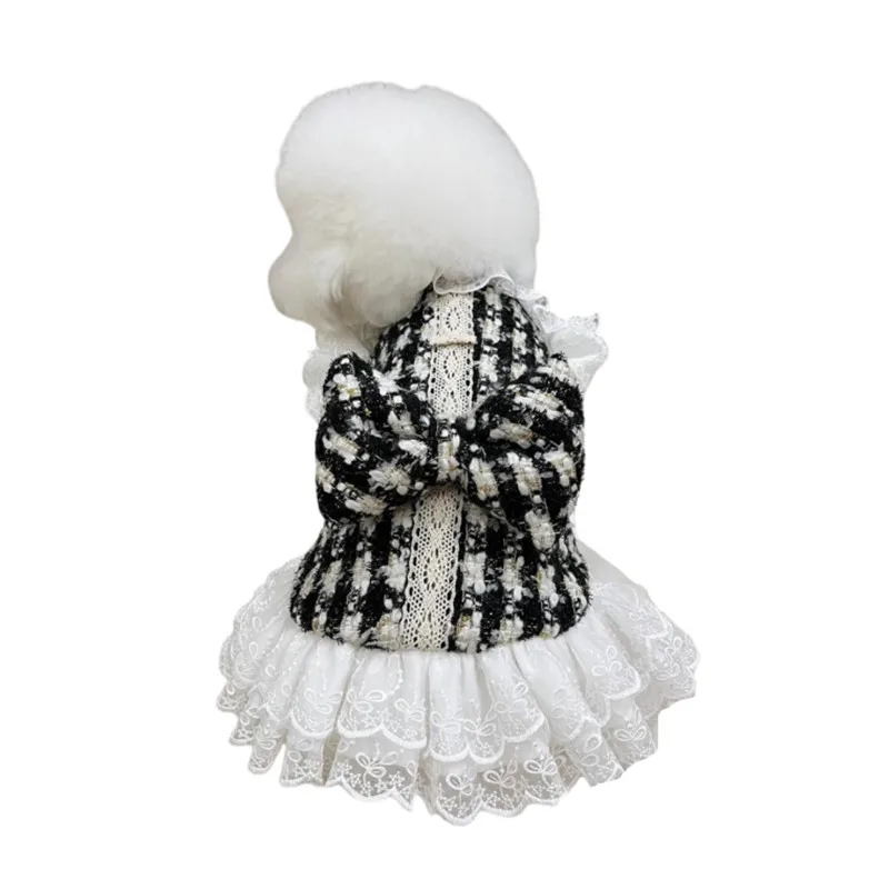 

Winter Pet Dog Dress Cat Puppy Skirt Chihuahua Yorkshire Terrier Pomeranian Shih Tzu Maltese Clothes Small Dog Clothing Apparel