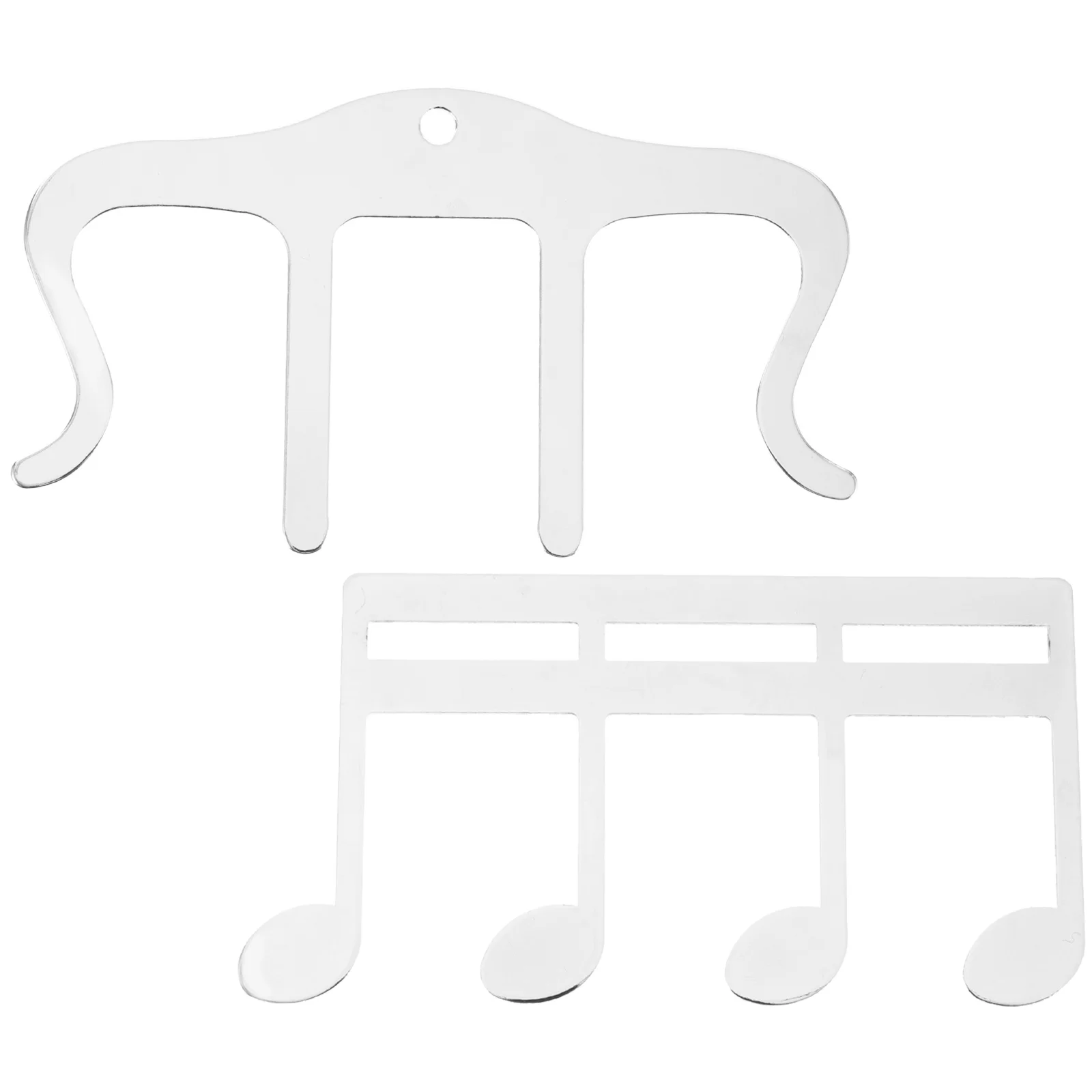 

2pcs Metal Score Clip Page Holder Clips Guitar Piano Score Holder Durable Hardness Practical Book Page Organizer