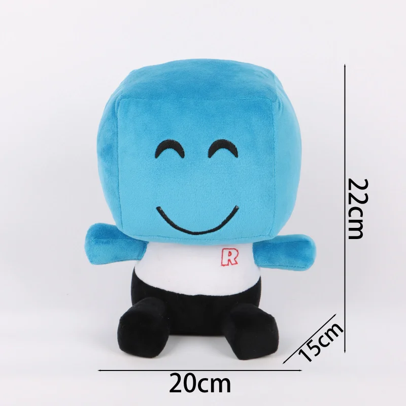 

ToSlow PlushBlue Smiley Plush Doll Cartoon Toy