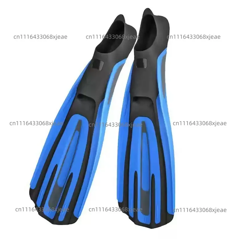 Silicone Heel-Style Diving Flippers - Mid-Length Long For Swimming Snorkeling Free Diving