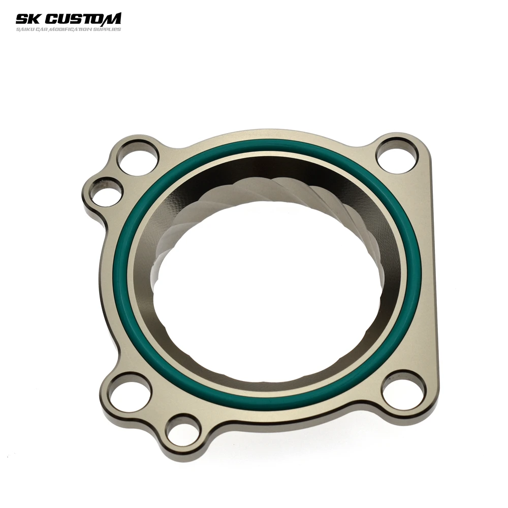 Adattatore distanziale corpo farfallato collettore di aspirazione in alluminio CNC per motore VW Golf Bora Polo Tiguan Passat 1.4L 1.6 EA111