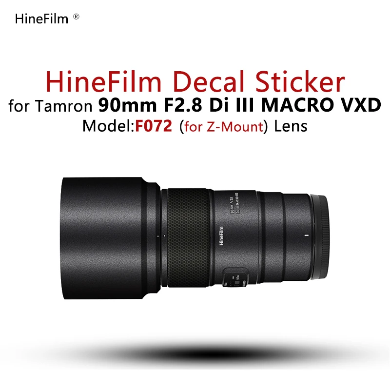 

Hinefilm Skin for Tamron 90mm F2.8 for Nikon Z Mount Lens Skin 90f2.8 Wrap Cover For Tamron 90 2.8 Lens Decal Sticker