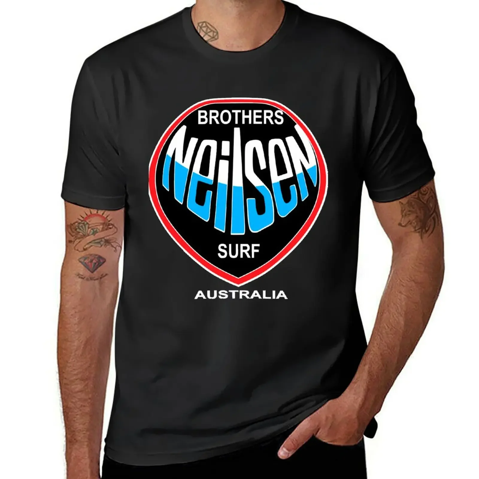 

Brothers Neilson retro surf Classic T-Shirt shirts graphic tees man clothes plus size tops new edition mens t shirts pack