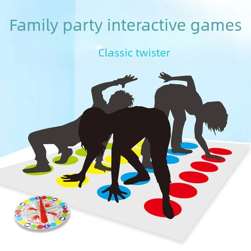 Family Party Multiplayer Game Twister Games Indoor Outdoor Toys Game Twisting The Body For Children Adult Sports Interactive Aid