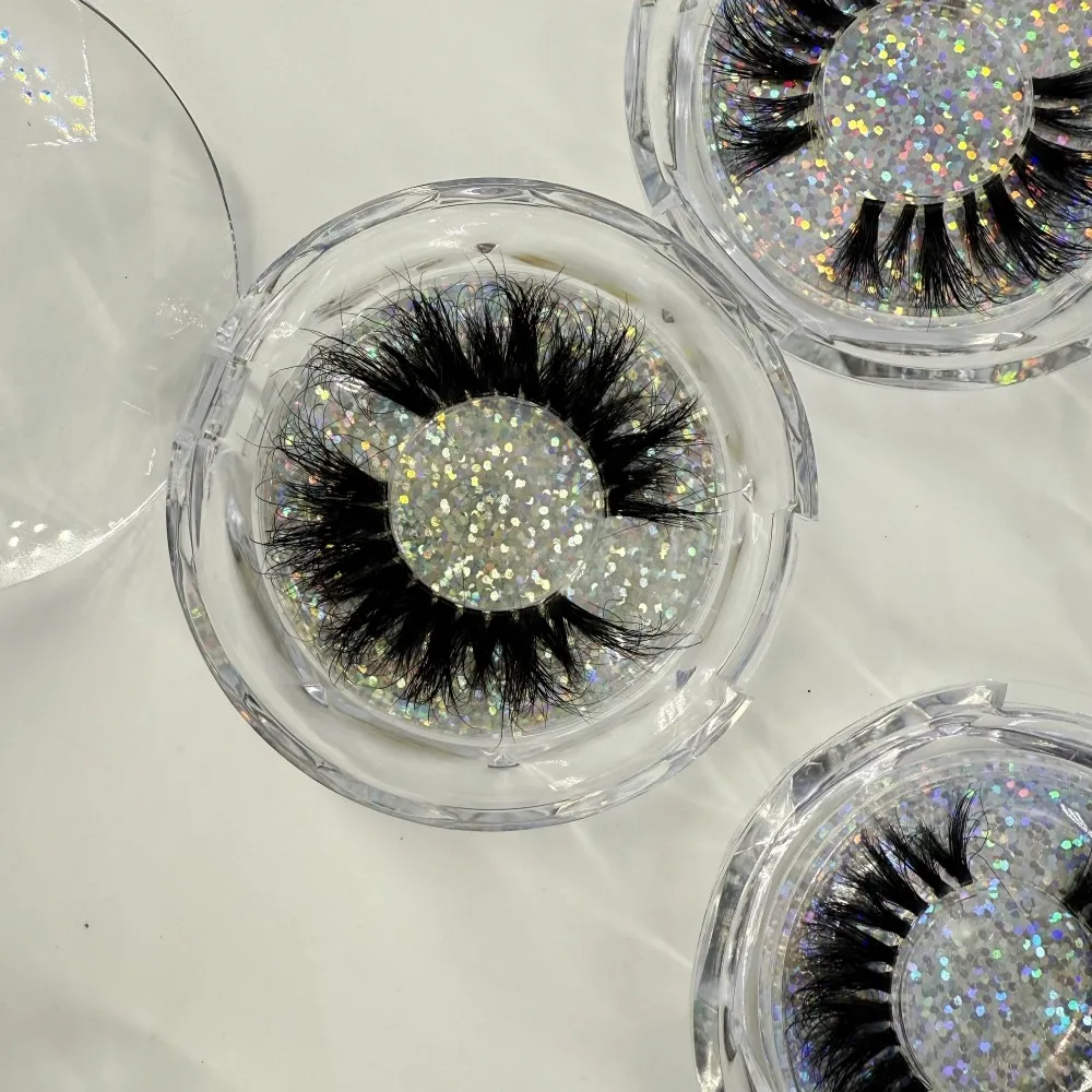 20 paia per lotto Fascia invisibile Ciglia naturali Ciglia di visone Fascia trasparente Ciglia di visone al 100%