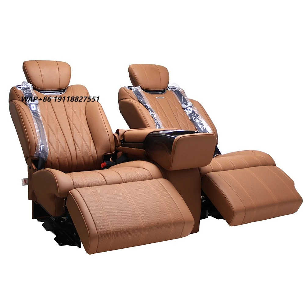JYJX090 Fold Down Threeseater Luxury VIP Rear Seat With Armrest Center Control
