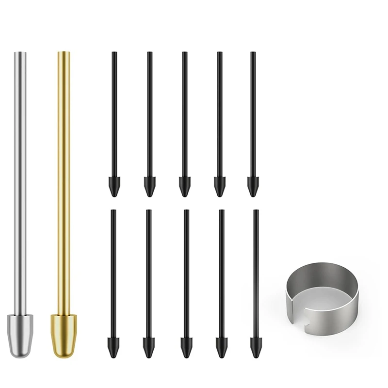 AU61-For Remarkable 2 Pen Tips,Metal Remarkable Pen Tips,Replacement Tips/Nibs Refill Accessories 12Pcs
