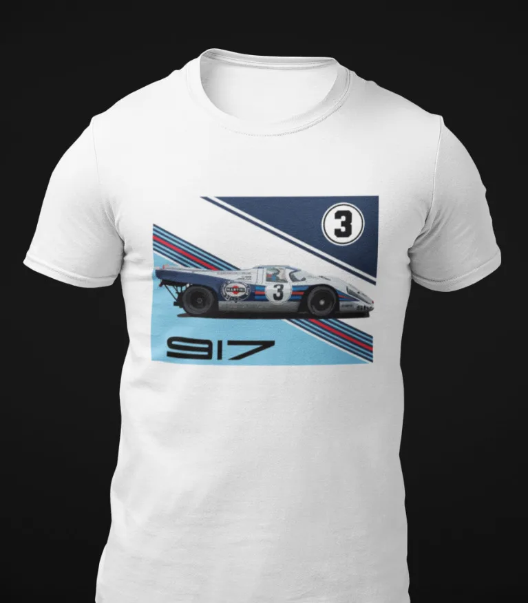 Retro Vintage Racing 917K Race Car  T Shirt