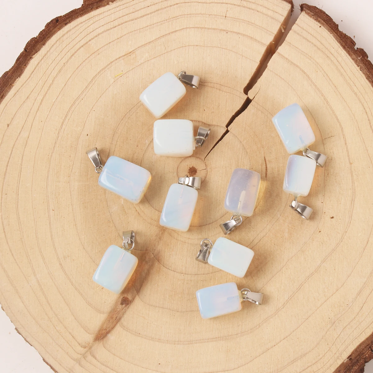 10pcs multi-color natural ston - Jewelry Making For Couples recension och pris