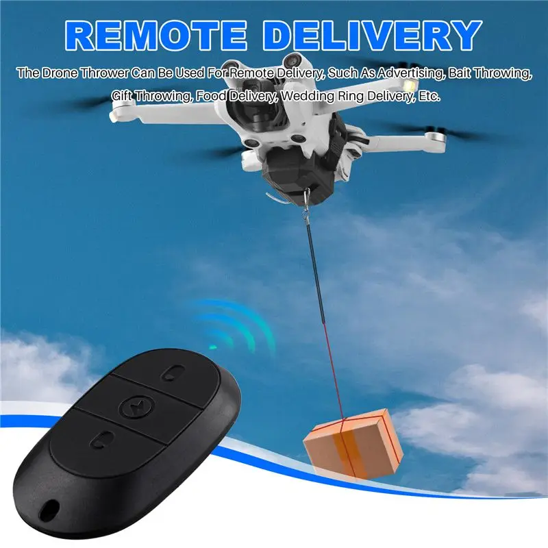 ABRI-Drone Thrower For DJI MINI 4K/3/4 PRO Air Thrower Wedding Drop Portable Thrower Drone Accessories