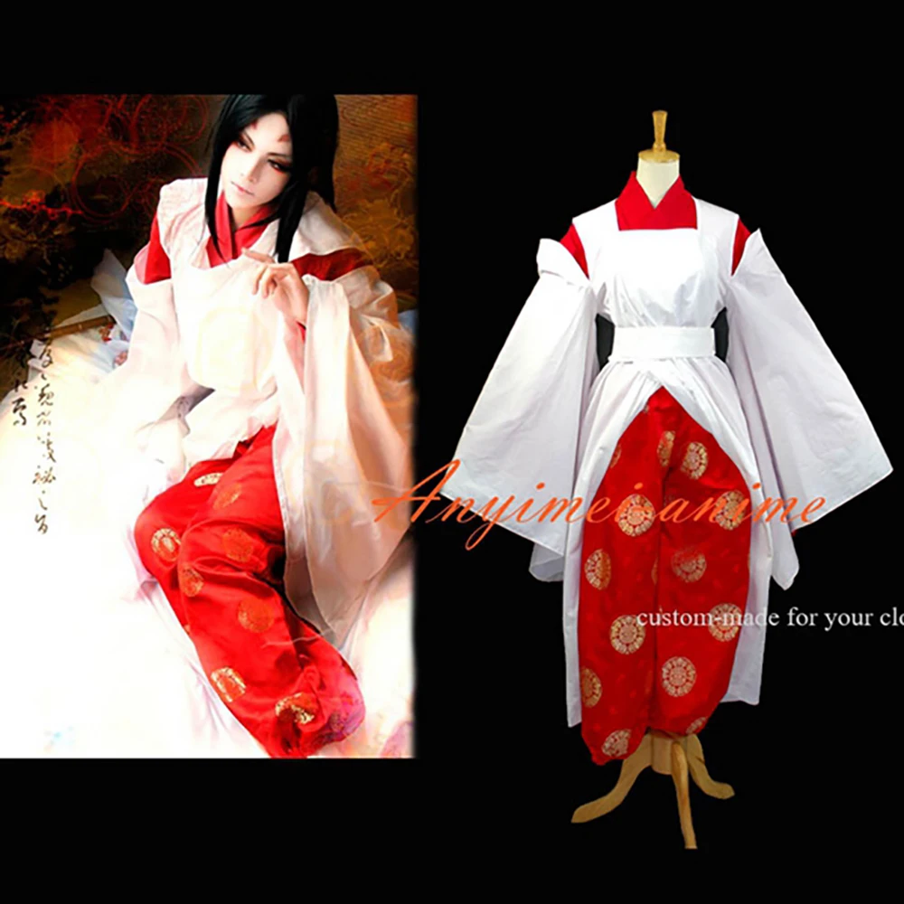

fondcosplay Hanfu ds Doll Gothic Lolita red white apron top pants Japan Kimono Cosplay Costume CD/TV[G676]