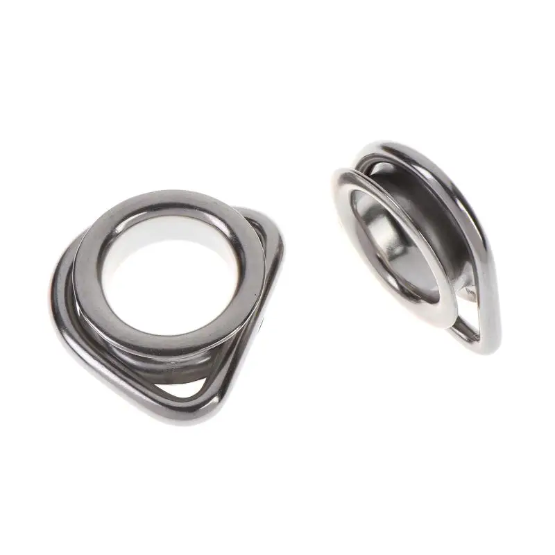 Edelstahl M6/8 Sonnensegel-Eck-D-Ring-Drahtseilhülse Marine-Hardware für Boot/Yacht-Kabel – Detail 5
