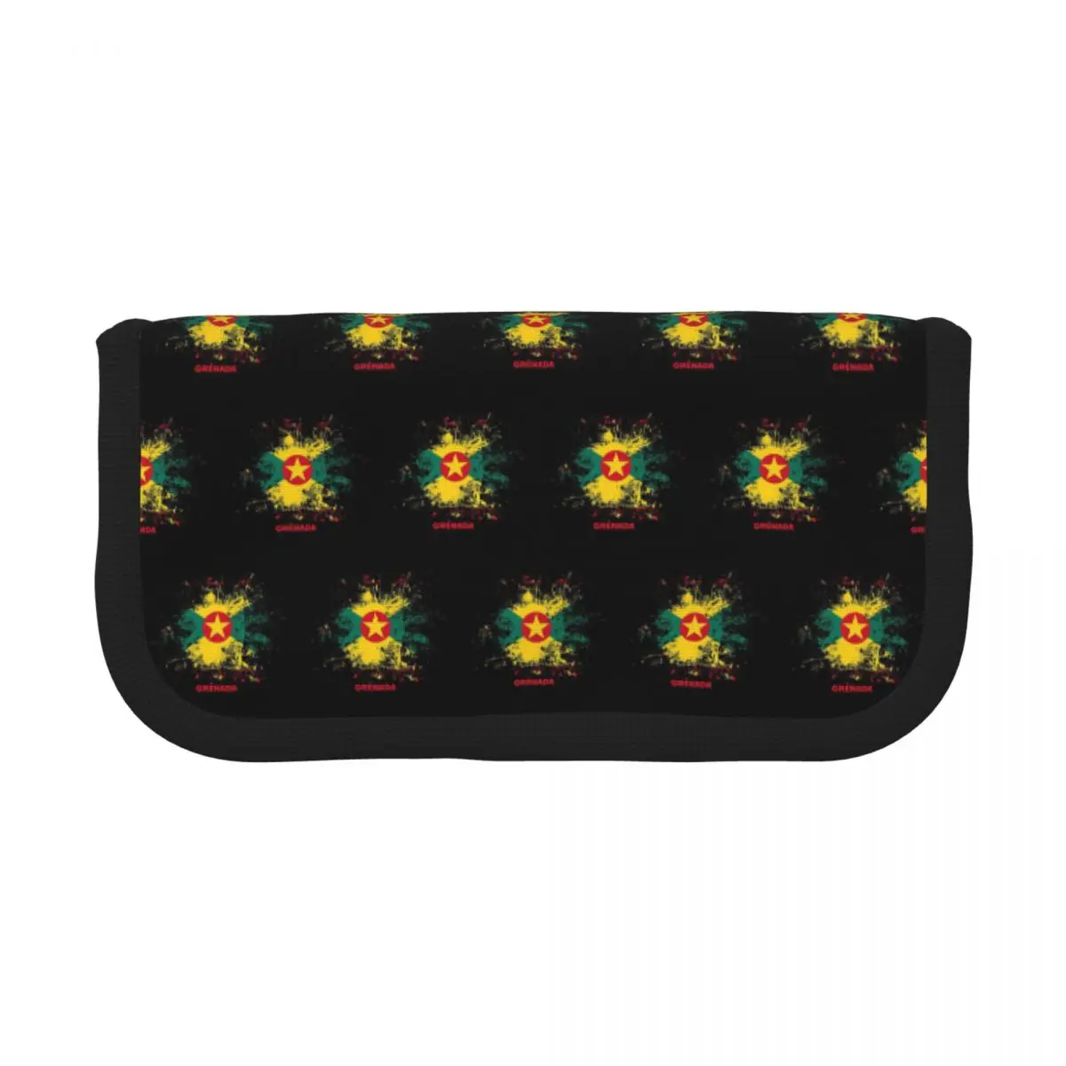 Grenada Watercolor Flag Of Grenada Grenadian Outfit Pencil Cases for Student School Pen Box Pencil Bag Pencil Pouch Pen Holder