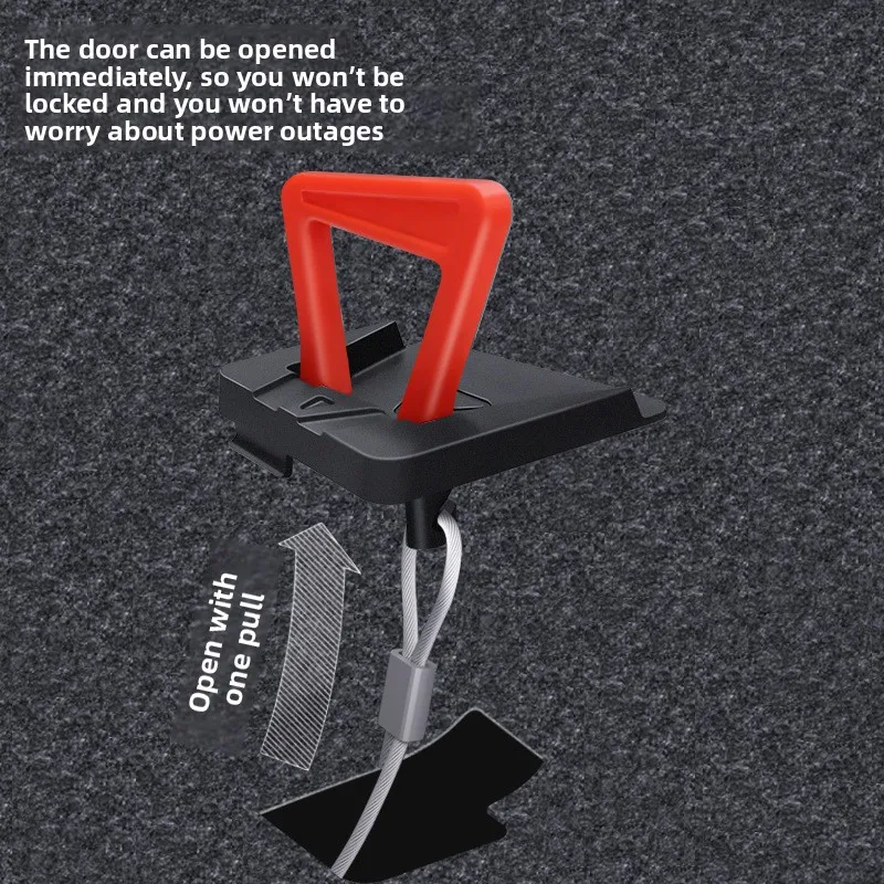Suitable for the updated versionModelY/YLTesla rear door emergency switch pull cord for emergency unlocking physical lock