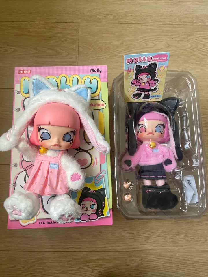 POP MART MOLLY Blind Box 1/8 Action Figure Plush Toy
