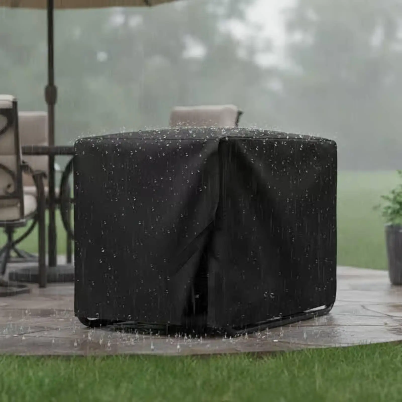 Heavy Duty Generator Cover Waterproof 210D Oxford Cloth Outdoor Rain Snow Dust Protector for Most Portable Generators
