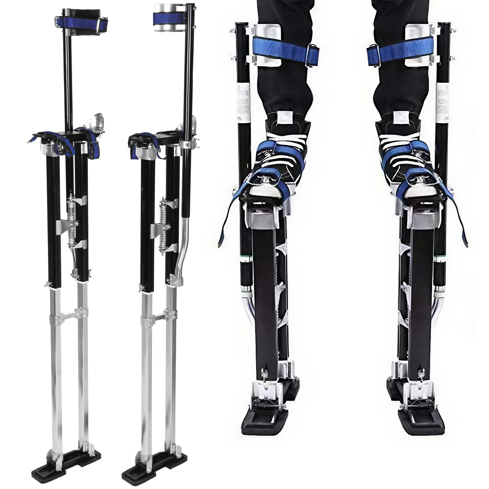 48 ''- 64'' سبائك الألومنيوم طوالة قابل للتعديل ارتفاع تلسكوبي طوالة قوس لآلات تشغيل عامل الارتفاع العالي #1