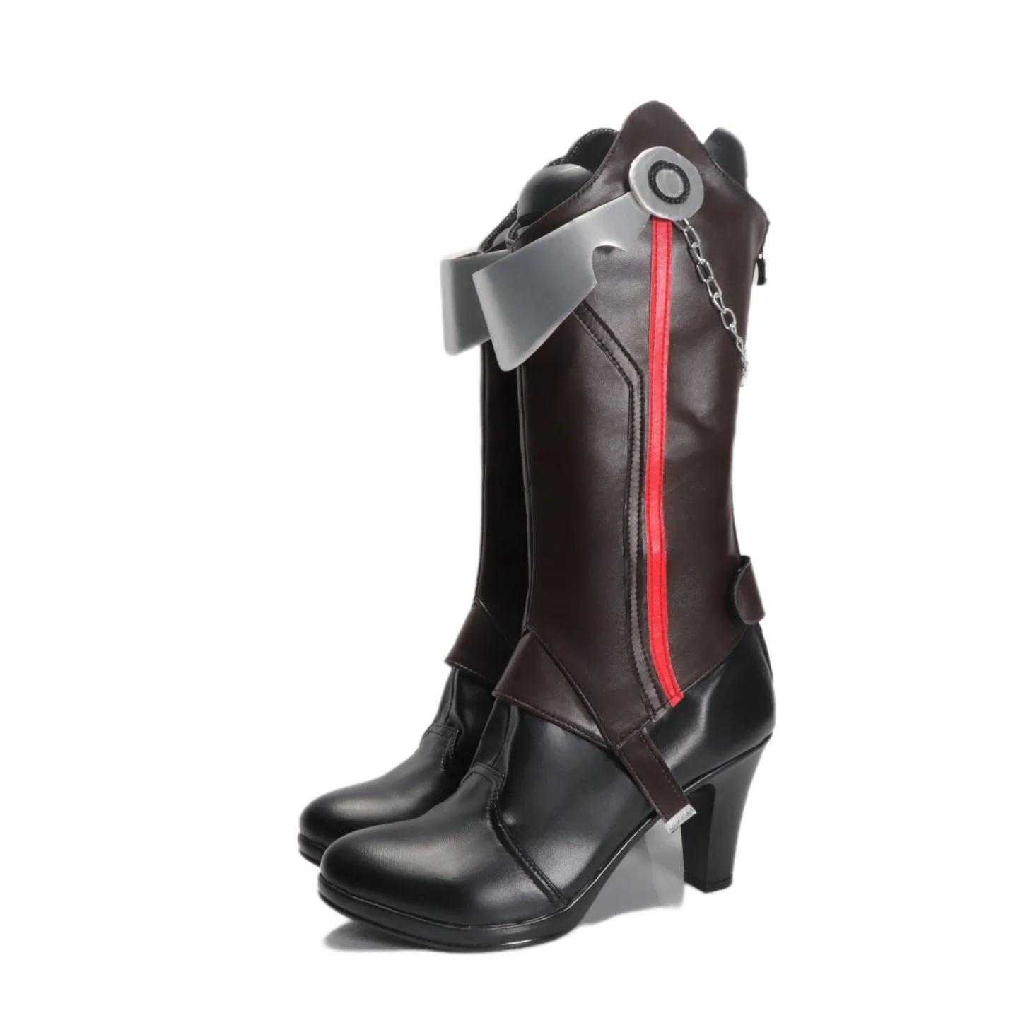 Murata Himeko Cosplay Schuhe Honkai Impact 3 Cosplay Prop Anime Zubehör Halloween Karneval Stiefel PU Leder Schuhe Nach Maß