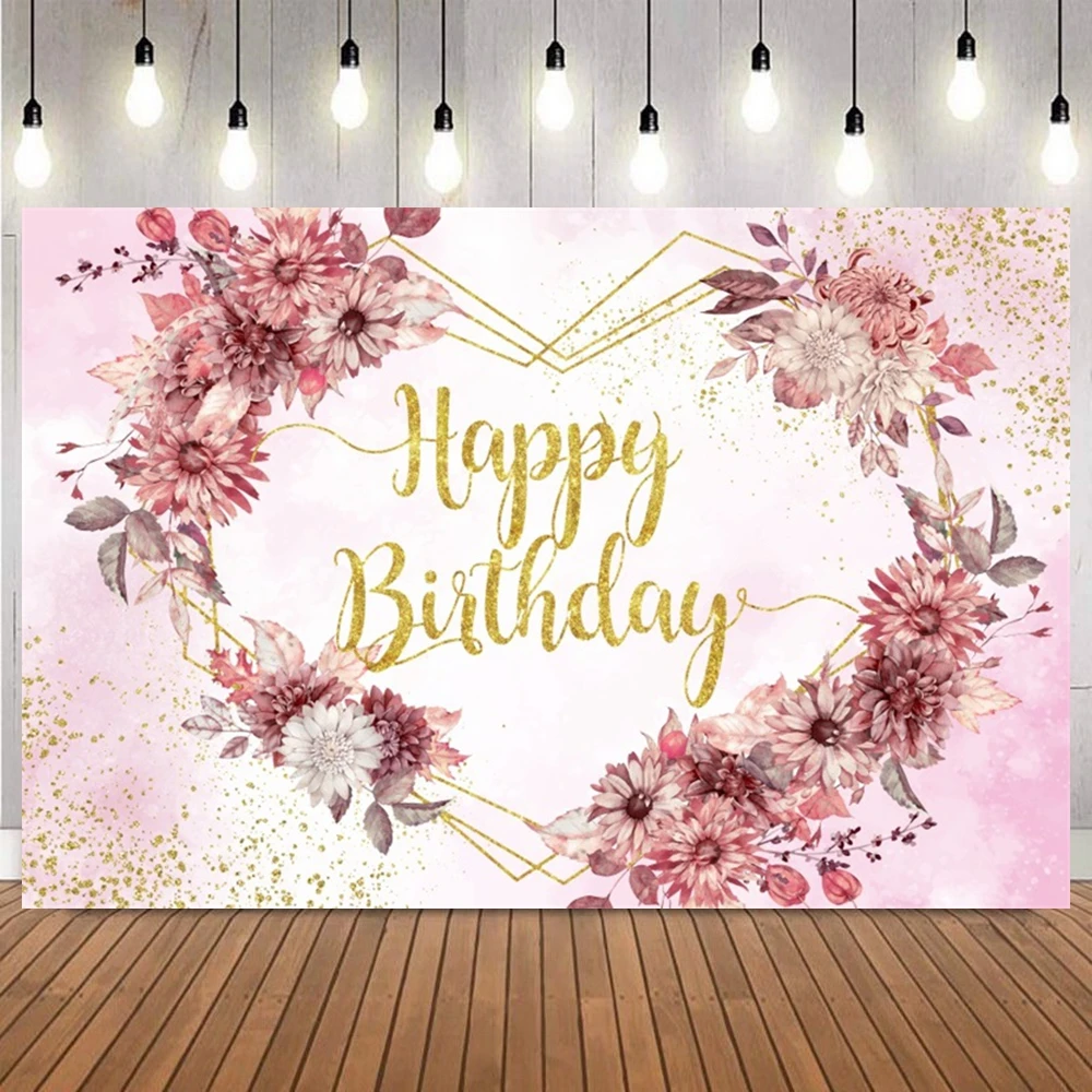 Chic Floral Butterfly Photo Backdrop Versatile For Birthday Party Baby Shower Portrait Home Decor Photography Background