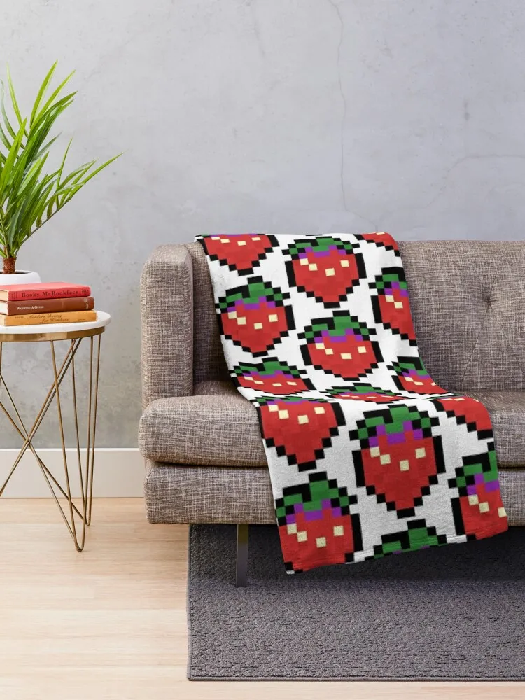 Celeste - Strawberry Sprite Throw Blanket Flannels Blanket Sofa Blanket Luxury St Blanket