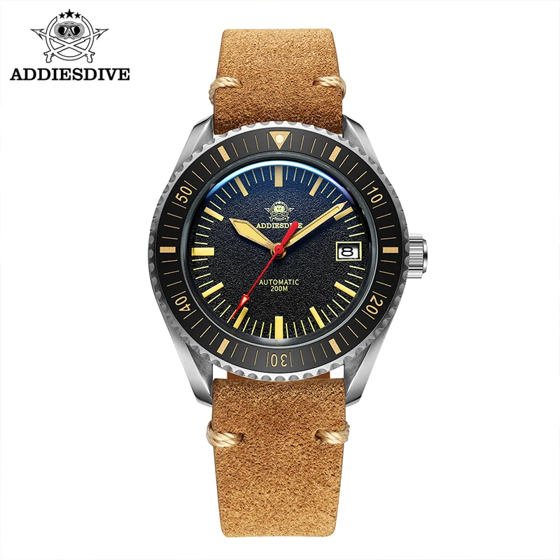 

ADDIESDIVE NH35 Men Automatic Watch Sapphire Glass Ceramic Bezel Super Luminous Watch 200M Diving 316L Stainless Steel Watches