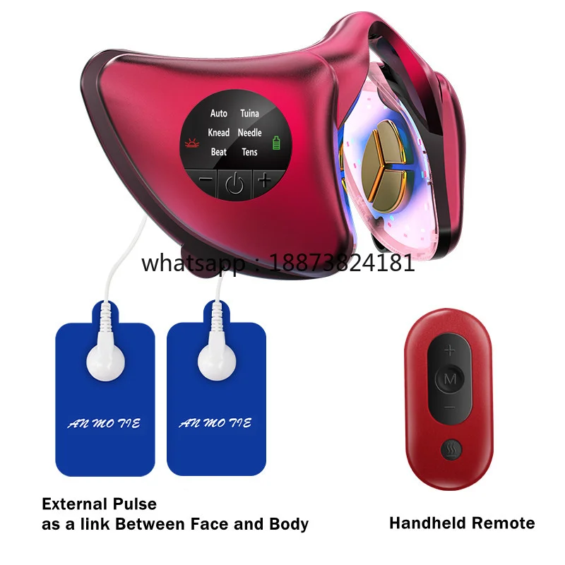 V-shaped Facial Massager Lift and Tighten Massager Muscles Mandibular Weight Loss Face Care Phototherapy Masajeador fast shippin