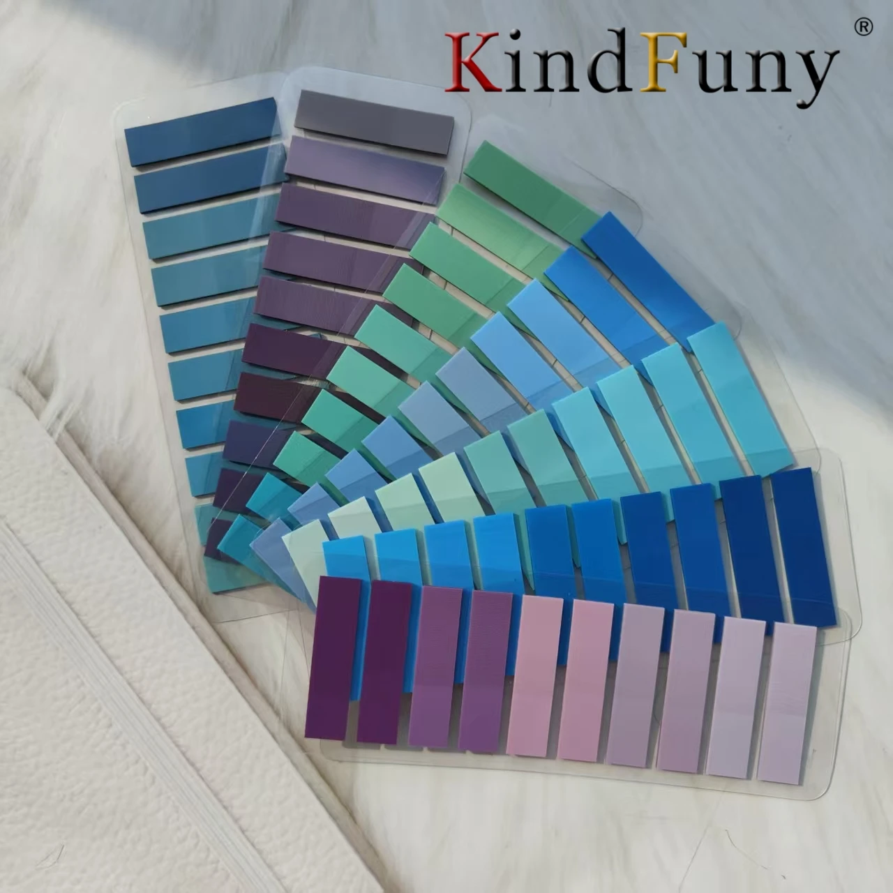 

200-4200p Colorful Transparent Sticky Notes Self-Adhesive Book Marker Stickers Annotation Tabs Stationery School Office Supplies