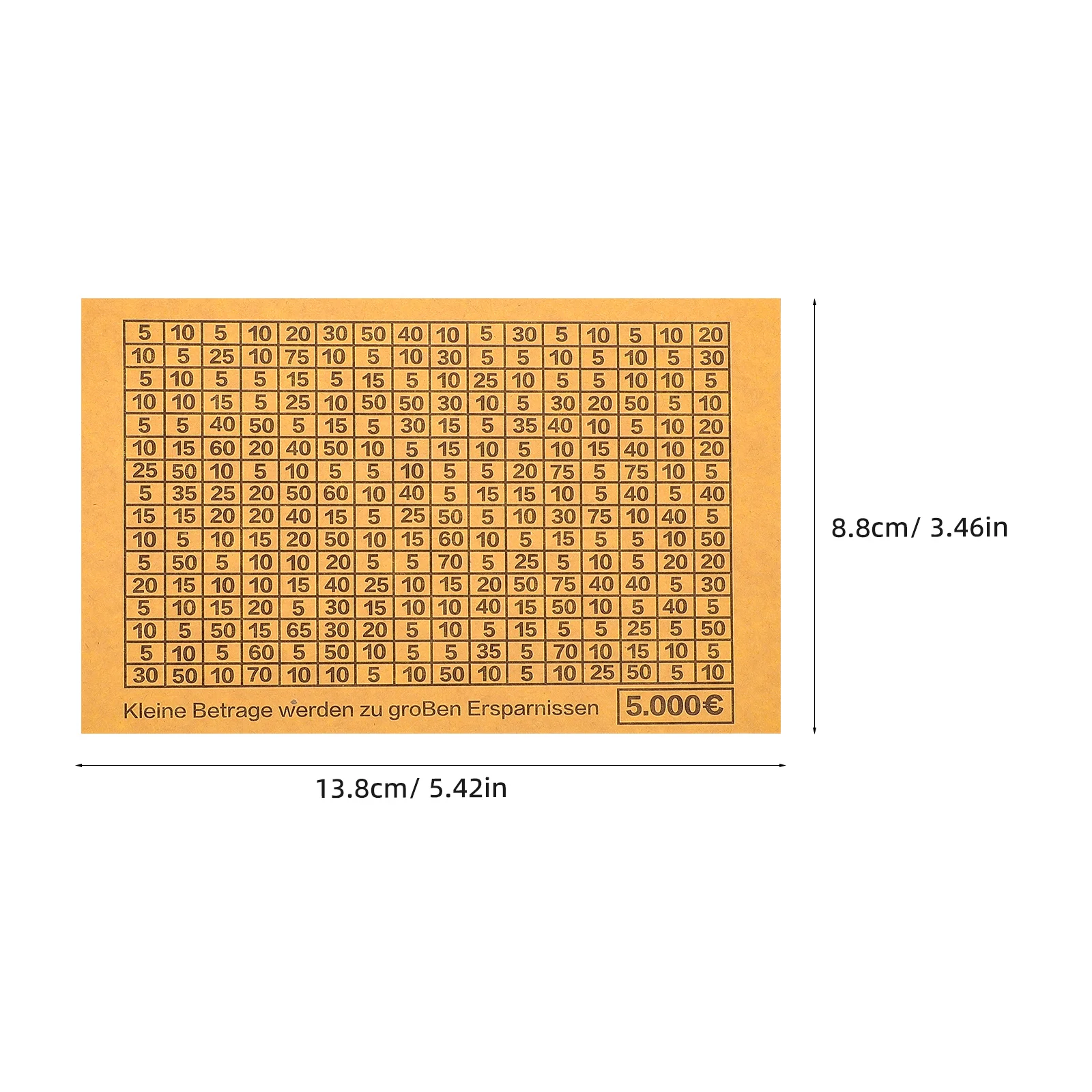 20 Sheets Diy Savings Box Stickers Number Labels For Jar Target Decals Goal Setting Sticker Set For Saving Bank