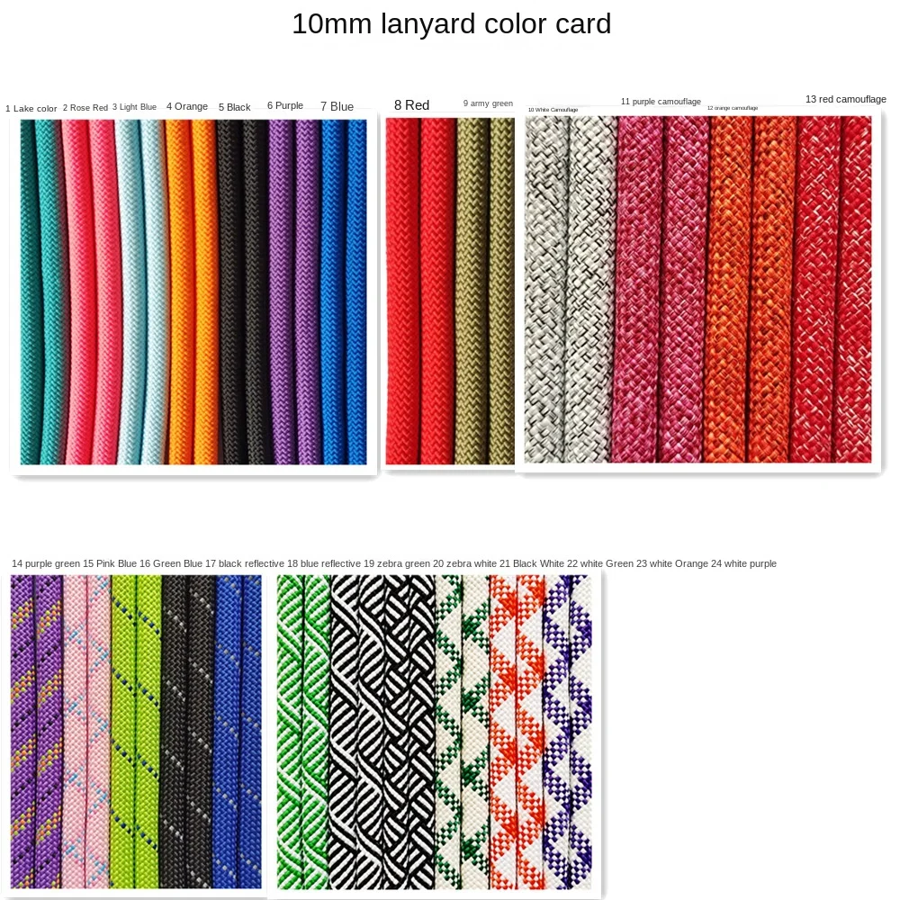 In Stock Wholesale 7mm/10mm Dacron Ropes Japanese High Quality Mobile Phone Lanyard Pet Bag Rope