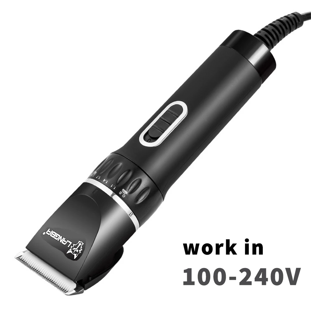 Professional Sheep Hair Clipper Goat Grooming Shaver Corded Electric Pet Trimmer Dog Cutting Machine for Big Animal