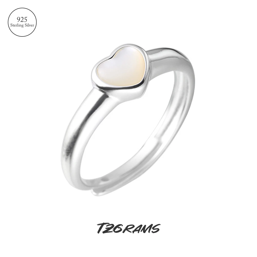 925 Sterling Silver Women'S Simple Ring With Moon Stone Wedding Natural Gemstone Ring Aesthetic Korean Trendy Fine Jewellery